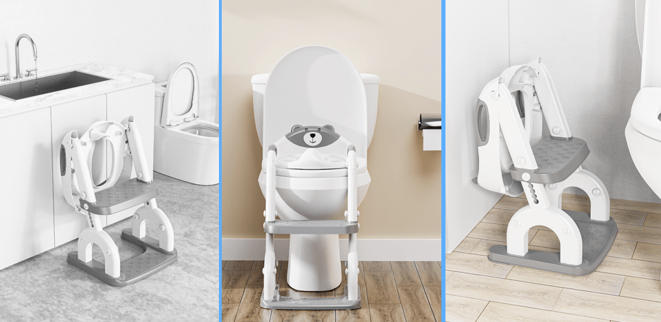 WC Kindersitz mit Treppe - direkter Blick auf ein paar Vorteile Vorteile einer Lösung für ein WC Kindersitz mit Treppe in der Übersicht